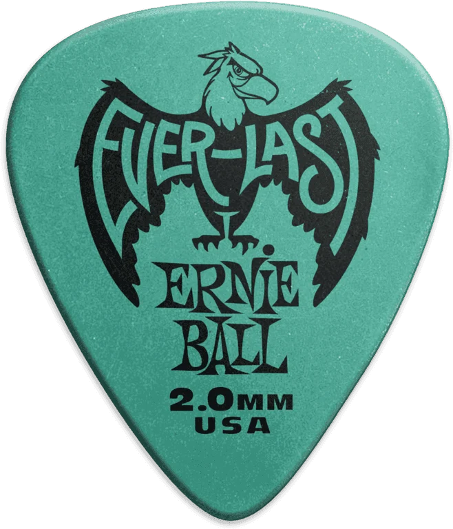 Ernie Ball 9196 Everlast 2.0 mm – Pack de 12 médiators