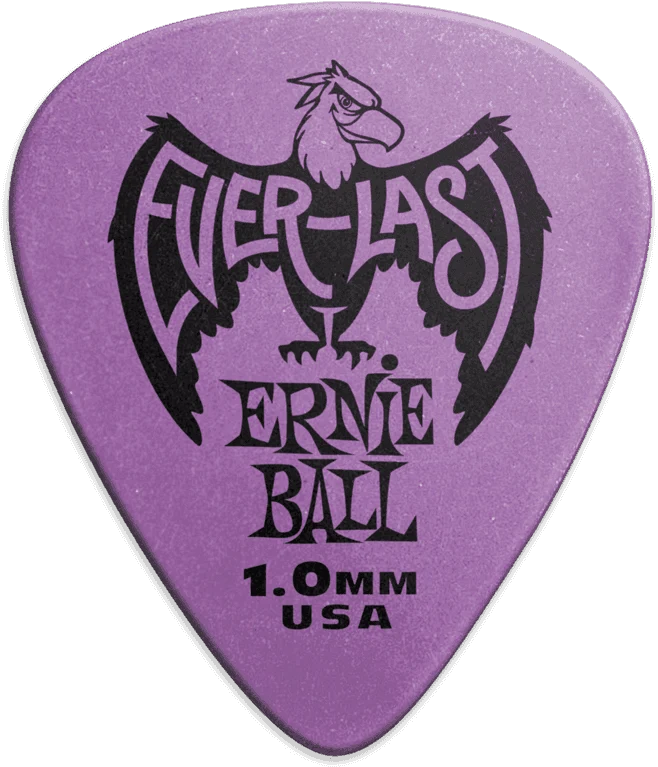 Pack de 12 médiators Ernie Ball Everlast 1.00 mm – Réf. 9193