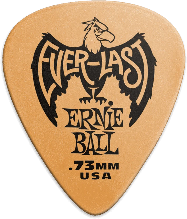 Ernie Ball Everlast 9190 – Pack de 12 médiators 0.73 mm