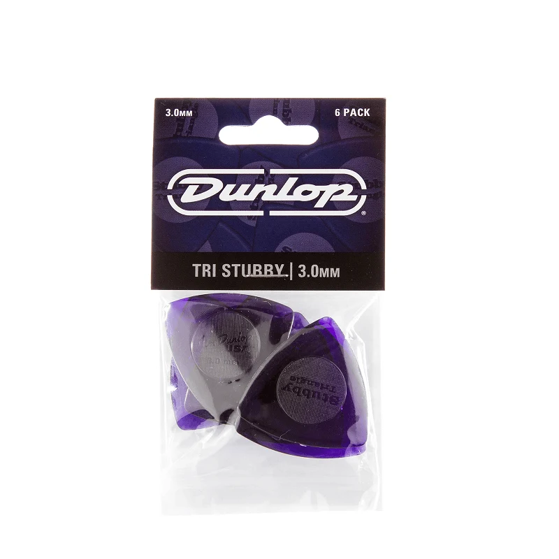 Player’s Pack – 6 médiators Jim Dunlop TRIANGLE TRI Stubby 3.0 mm – 473P300