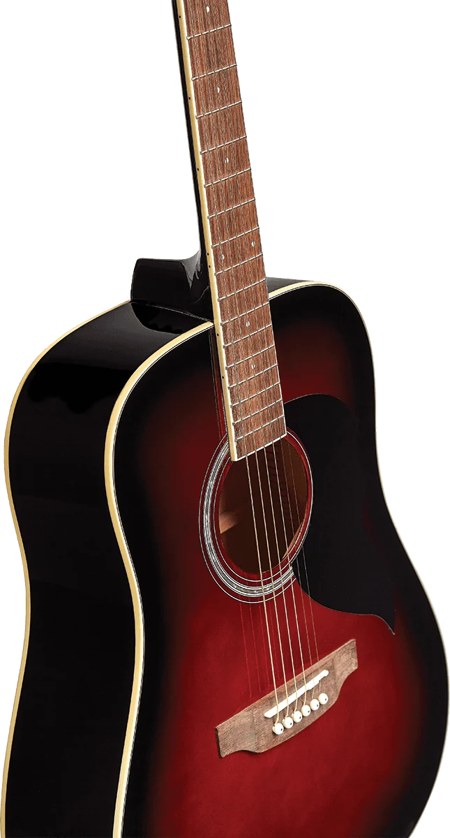 Eko Guitars Ranger 6 RED – Guitare acoustique Dreadnought Red Sunburst