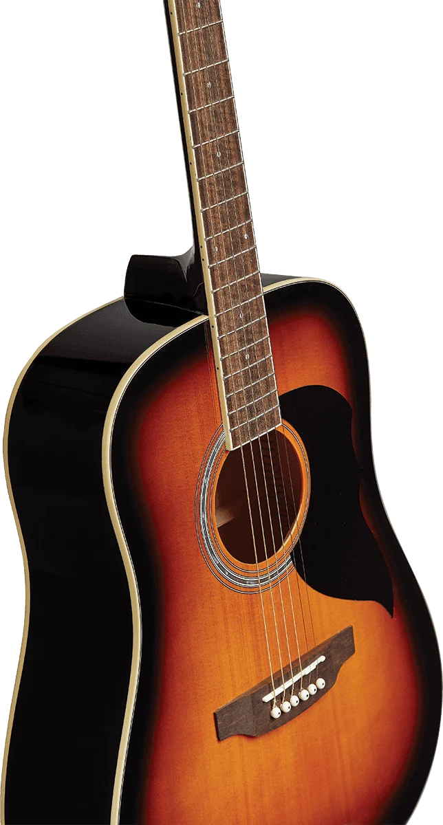 Eko Guitars Ranger 6 BWN – Guitare acoustique Dreadnought Brown Sunburst