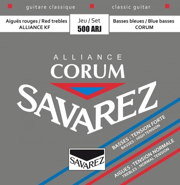 SAVAREZ 500ARJ Alliance Corum Tirant Mixte – Jeu de cordes guitare classique