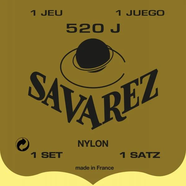 SAVAREZ 520J Traditionnelle Jaune Tirant Fort – Jeu de cordes guitare classique