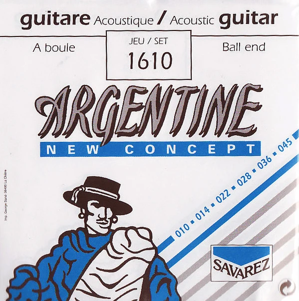 ARGENTINE 1610 Extra Light à boule – Jeu de cordes guitare manouche