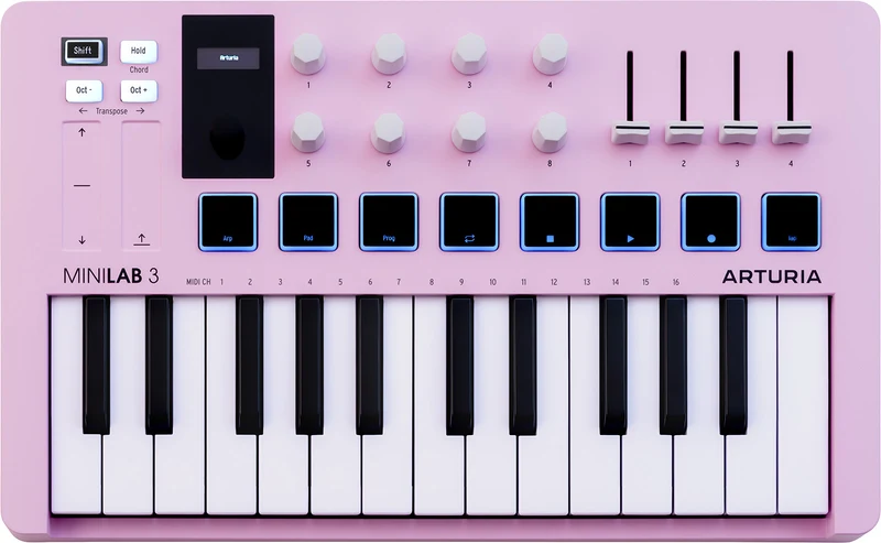 Clavier maître ARTURIA MiniLab 3 – Rose Quartz