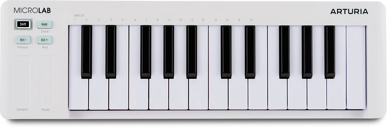 Clavier maître ARTURIA MicroLab MK3 – Blanc