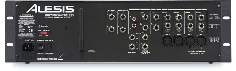 Table de mixage Alesis MM10WL – 10 canaux – Bluetooth