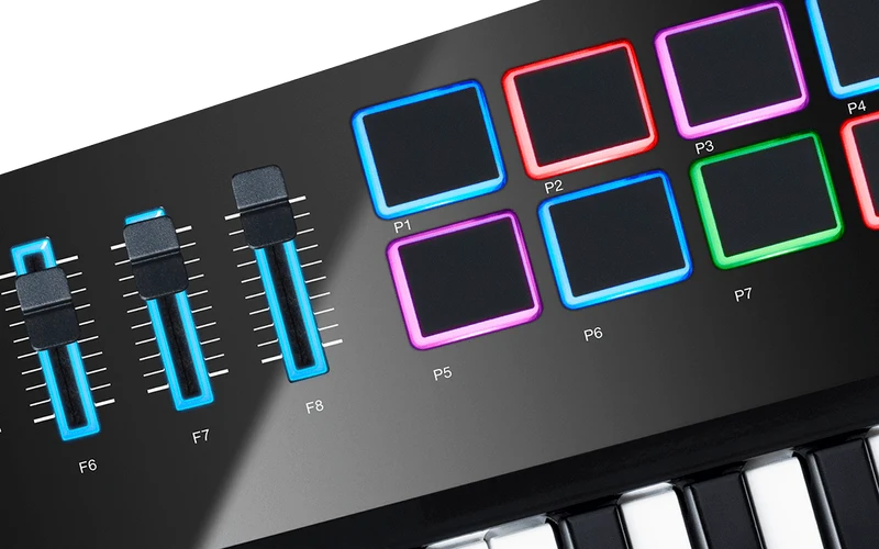 Clavier maître USB MIDI sans fil Alesis Vortex Wireless 2 – 37 touches – 8 pads