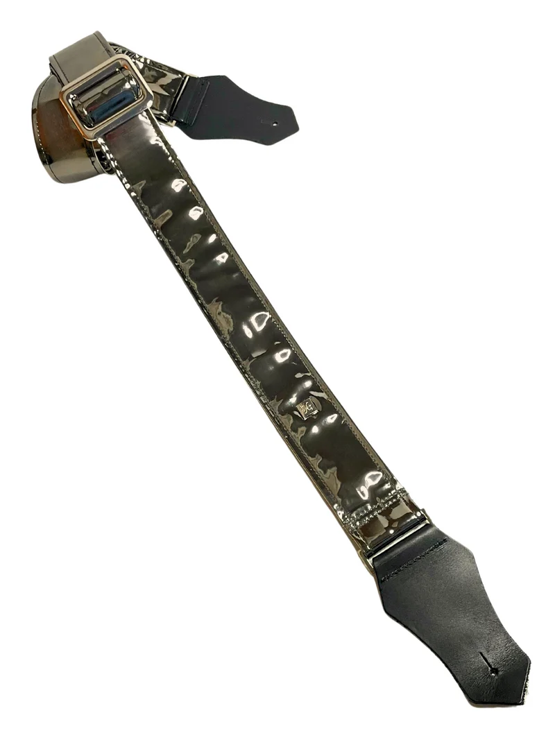 Courroie de guitare GET’M GET’M – Badass Mirrored / Badass Platinum