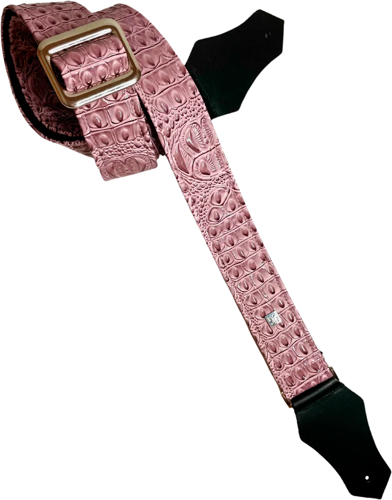 Courroie de guitare GET’M GET’M – Aussie Gator Dusty Lilac