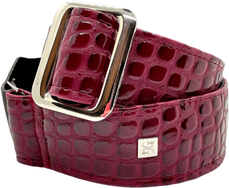 Courroie de guitare GET’M GET’M Aussie Gator – Burgundy