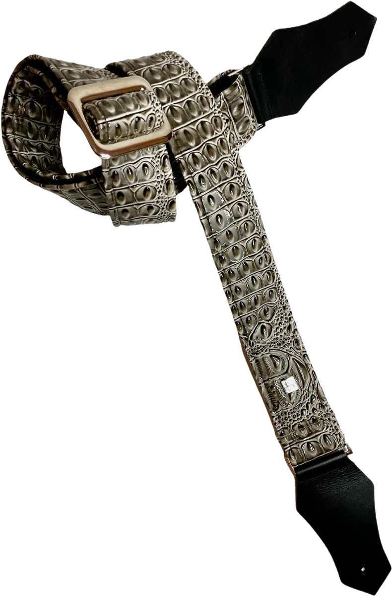 Courroie de guitare GET’M GET’M – Aussie Gator – Ash Grey