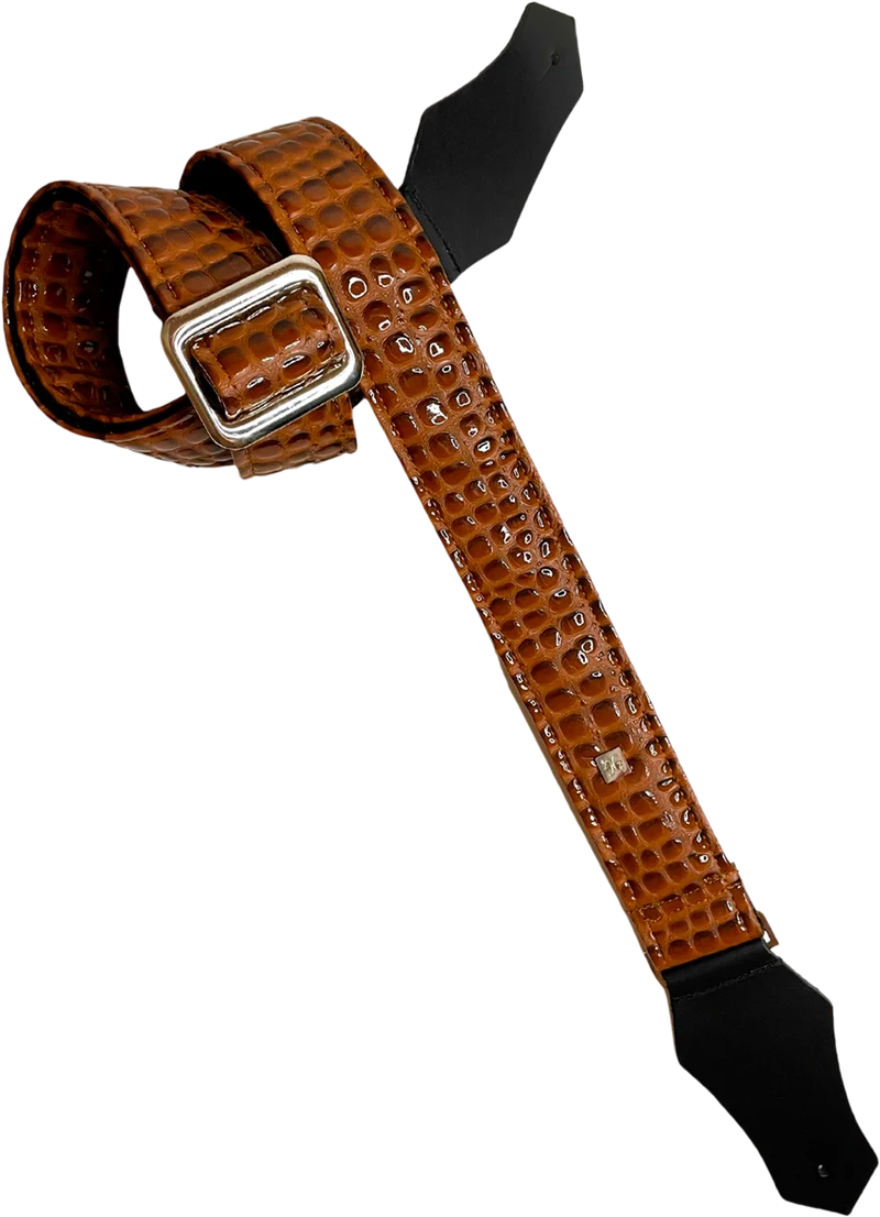 Courroie de guitare GET’M GET’M Aussie Gator – Caramel