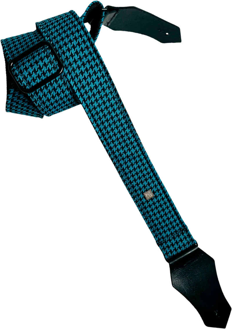 Courroie guitare Get’m Get’m – Fly Hounds Tooth Blue