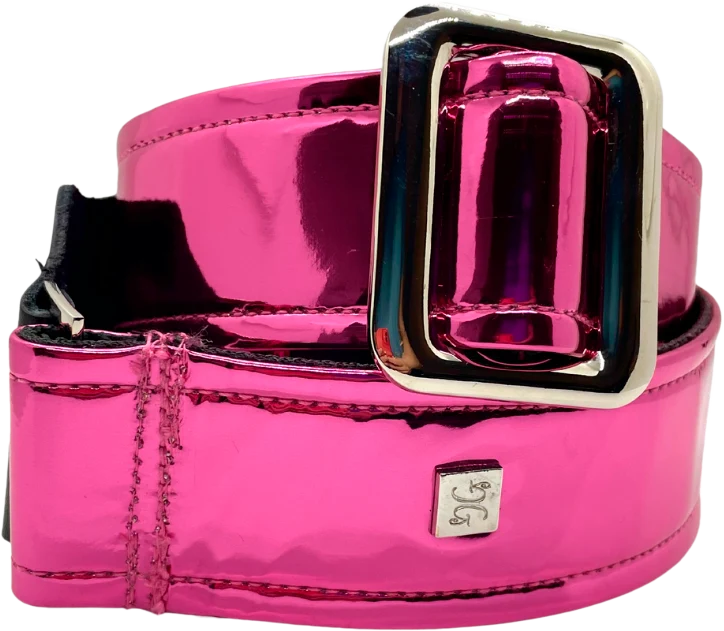 Courroie guitare Get'm Get'm – Mirror Reflective Collection – Fuchsia