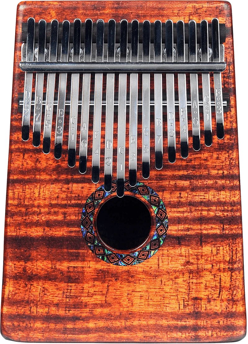 Kalimba MAHALO Trembesi + housse et marteau
