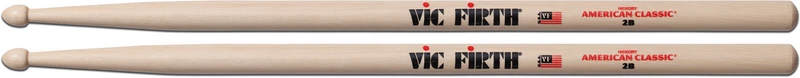 Paire de baguettes VIC FIRTH American Classic 2B – Olive bois