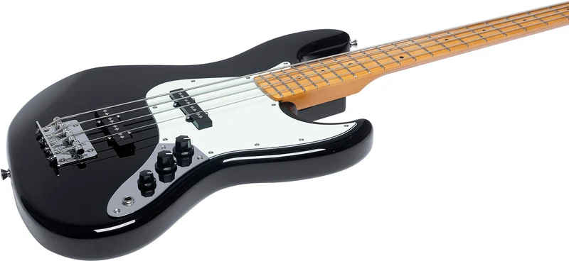 Basse électrique EKO JB-401 – Type JB vintage – Noir – Touche érable
