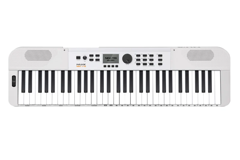 Piano portable NUX NEK-110 – 61 touches – Blanc