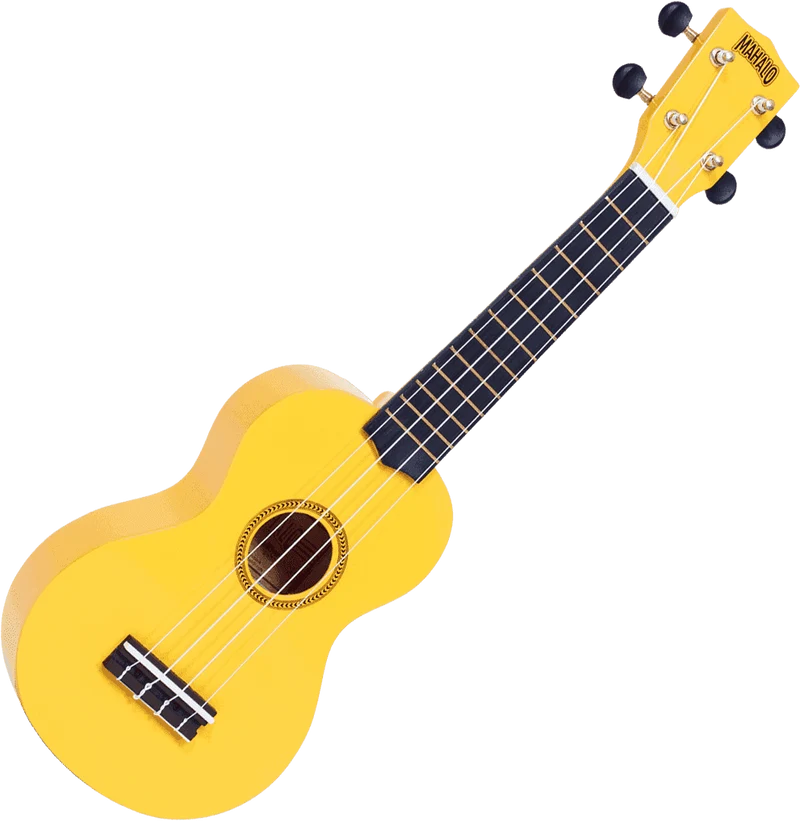 UKULELE SOPRANO MAHALO série RAINBOW JAUNE + HOUSSE MR1