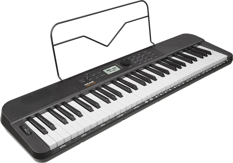 Piano portable NUX NEK-110B – 61 touches – Noir