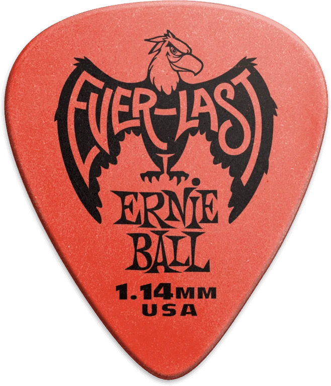 Pack de 12 médiators Ernie Ball Everlast – 1,14 mm - 9194