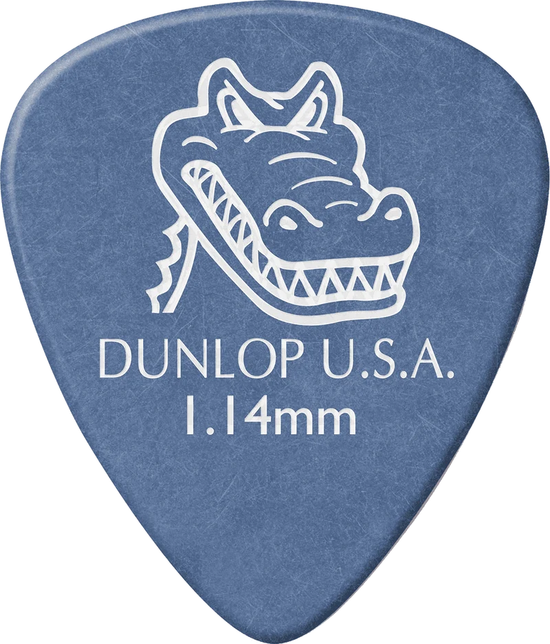 Player’s Pack de 12 médiators Dunlop Gator Grip 1.14mm 417P114