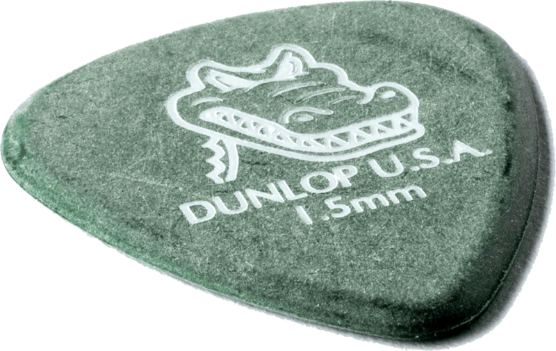 Player’s Pack – Lot de 12 médiators Dunlop Gator Grip 1.50mm 417P150