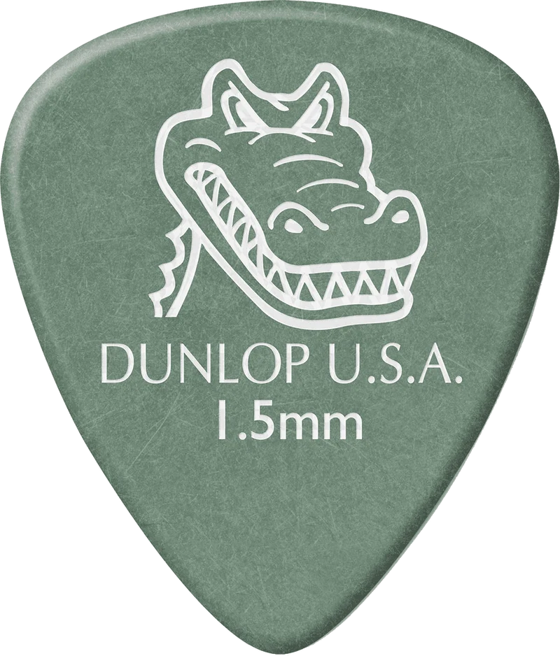 Player’s Pack – Lot de 12 médiators Dunlop Gator Grip 1.50mm 417P150