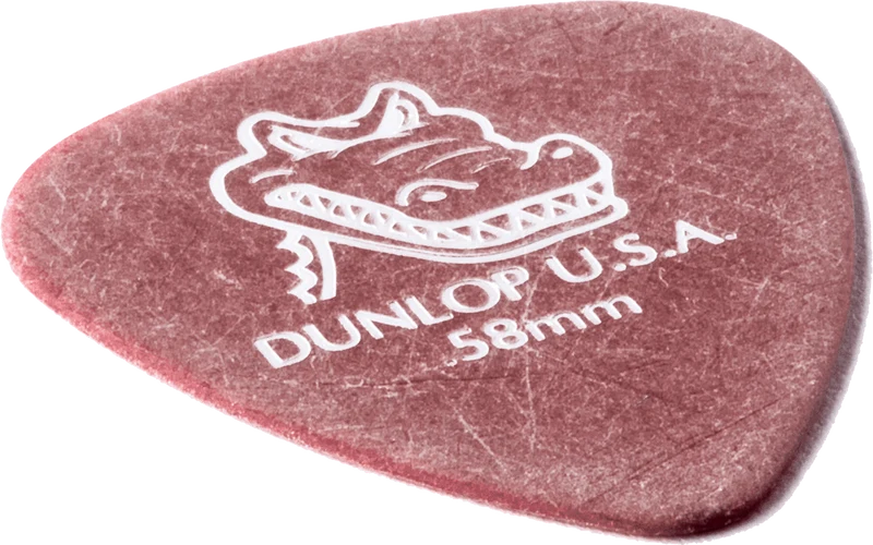 Player’s Pack de 12 médiators Dunlop Gator Grip 0.58mm 417P058