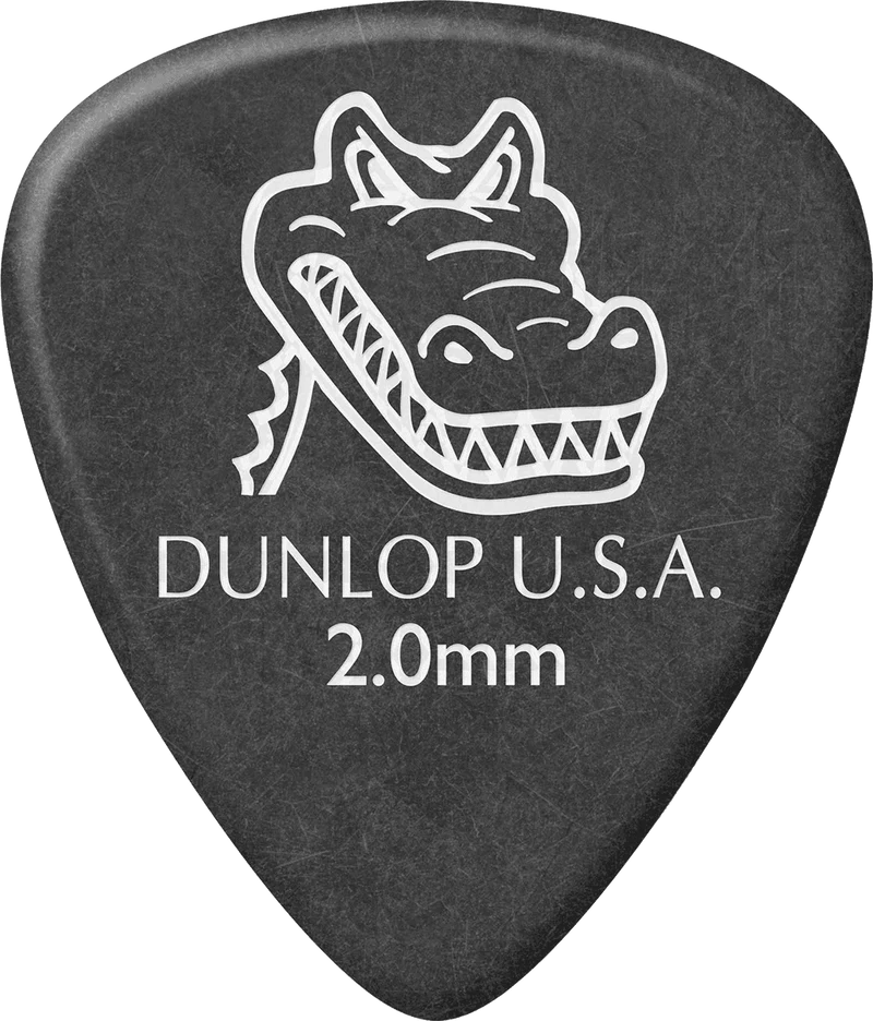 Player’s Pack de 12 médiators Dunlop Gator Grip 2.00mm