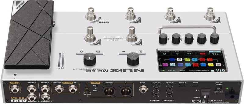 Multi-effets / Modéliseur guitare & basse (White) NUX MG50LI-WH