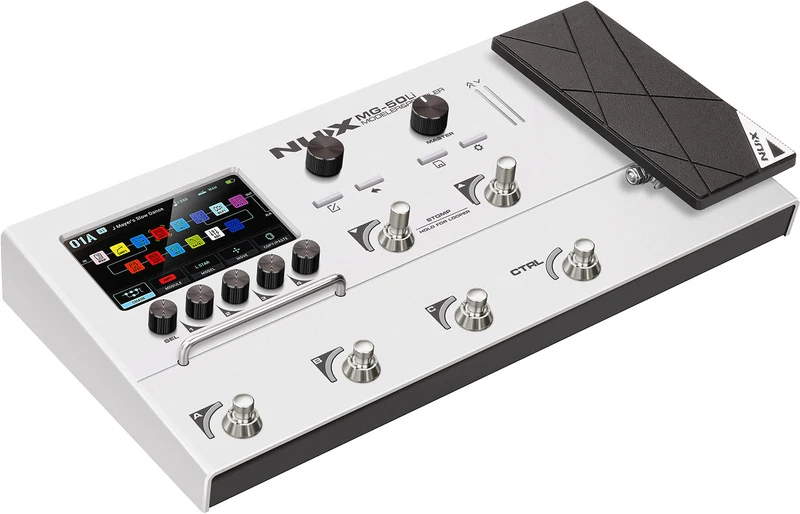 Multi-effets / Modéliseur guitare & basse (White) NUX MG50LI-WH