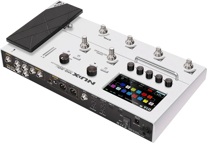 Multi-effets / Modéliseur guitare & basse (White) NUX MG50LI-WH