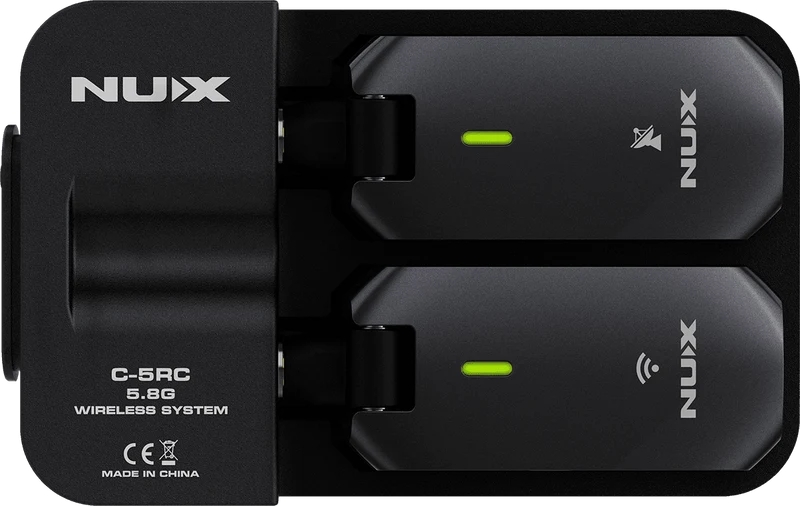 Système sans-fil guitare 5,8 GHz NUX C5RC – synchro auto + Power Case