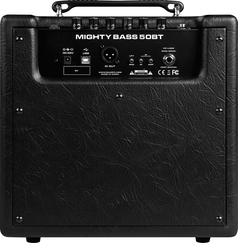Ampli basse à modélisation 50W Bluetooth + IR intégrées NUX MightyBass-50-BT
