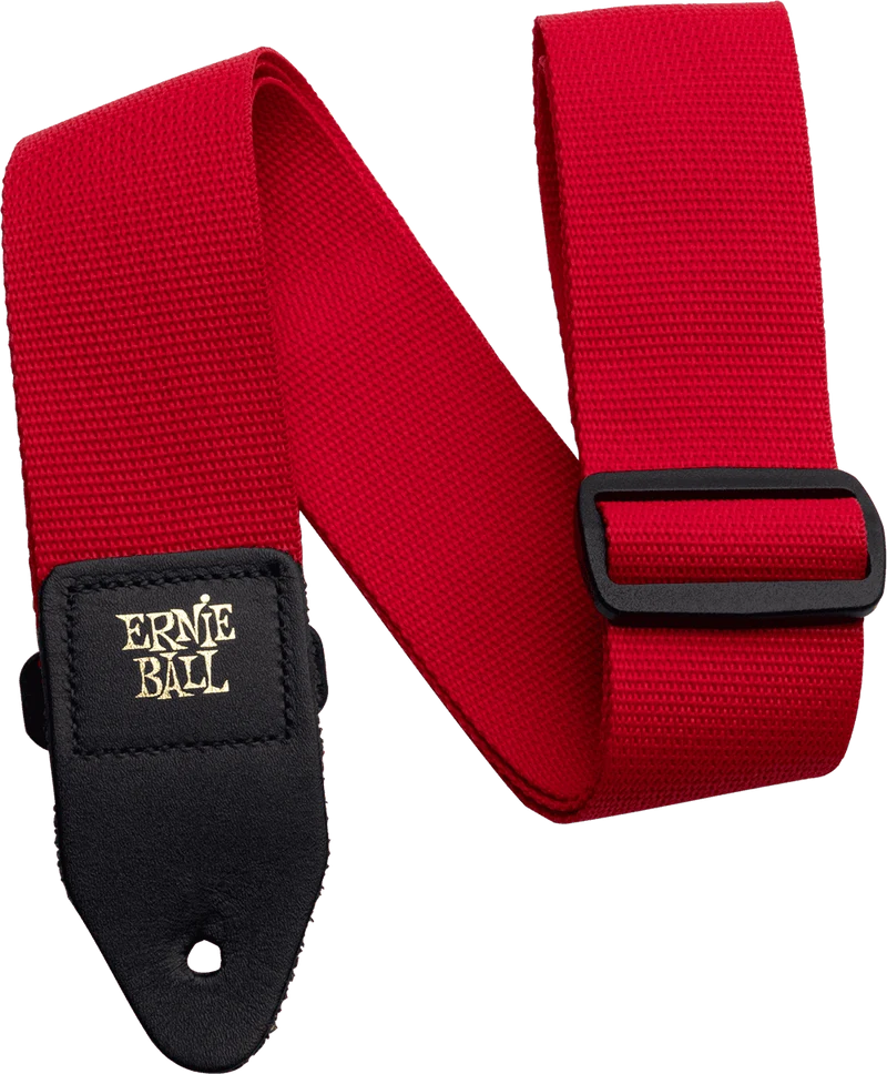 Courroie guitare Ernie Ball 4040 – Polypropylène rouge