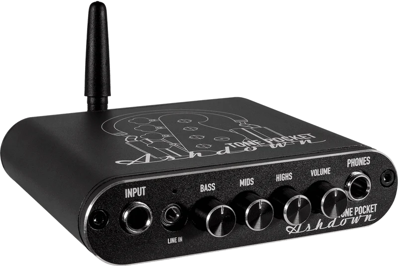 Interface Audio / Préampli Basse Ashdown Tone Pocket Bluetooth Noir
