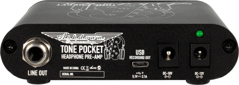 Interface audio préampli basse Ashdown Tone Pocket Noir