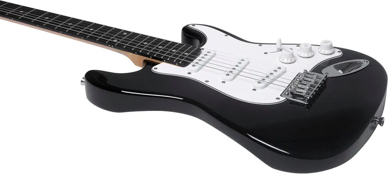 GUITARE ELECTRIQUE NOIRE EKO ST100-BLK