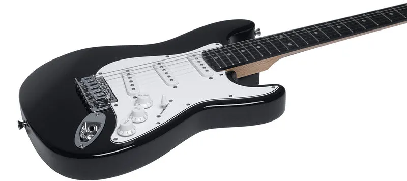 GUITARE ELECTRIQUE NOIRE EKO ST100-BLK