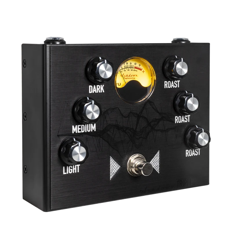 Pédale Distorsion Ashdown Triple Shot VU (3 bandes)