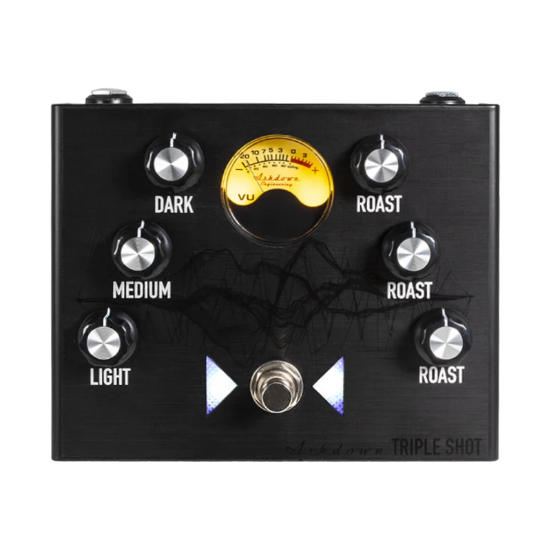 Pédale Distorsion Ashdown Triple Shot VU (3 bandes)