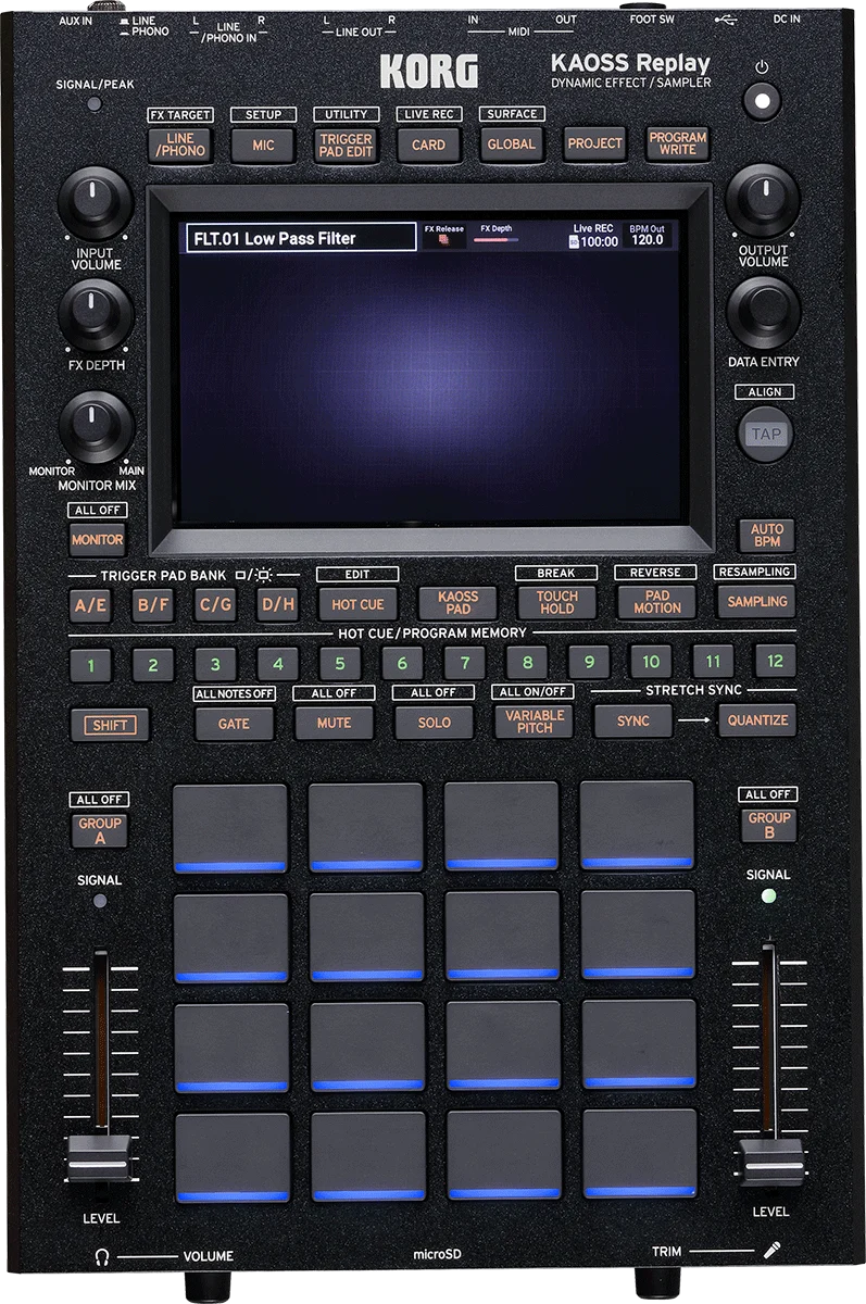 Contrôleur d’effet Korg Kaoss Replay