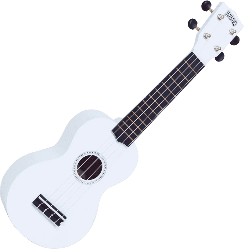 Ukulélé Soprano MAHALO MR1 BLANC AVEC HOUSSE