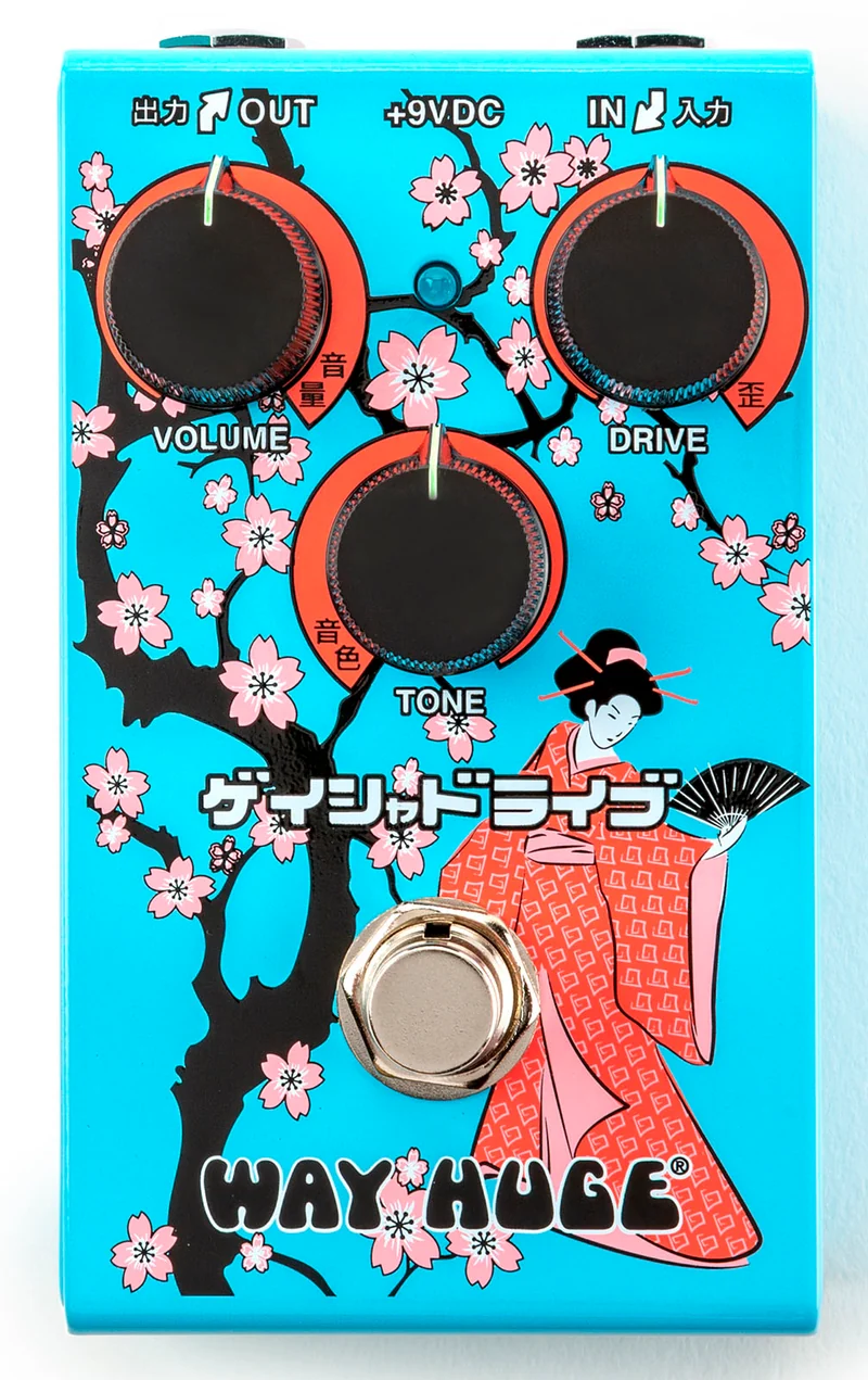 Pédale Overdrive Way Huge Geisha Drive Blue Limited Edition WM32B