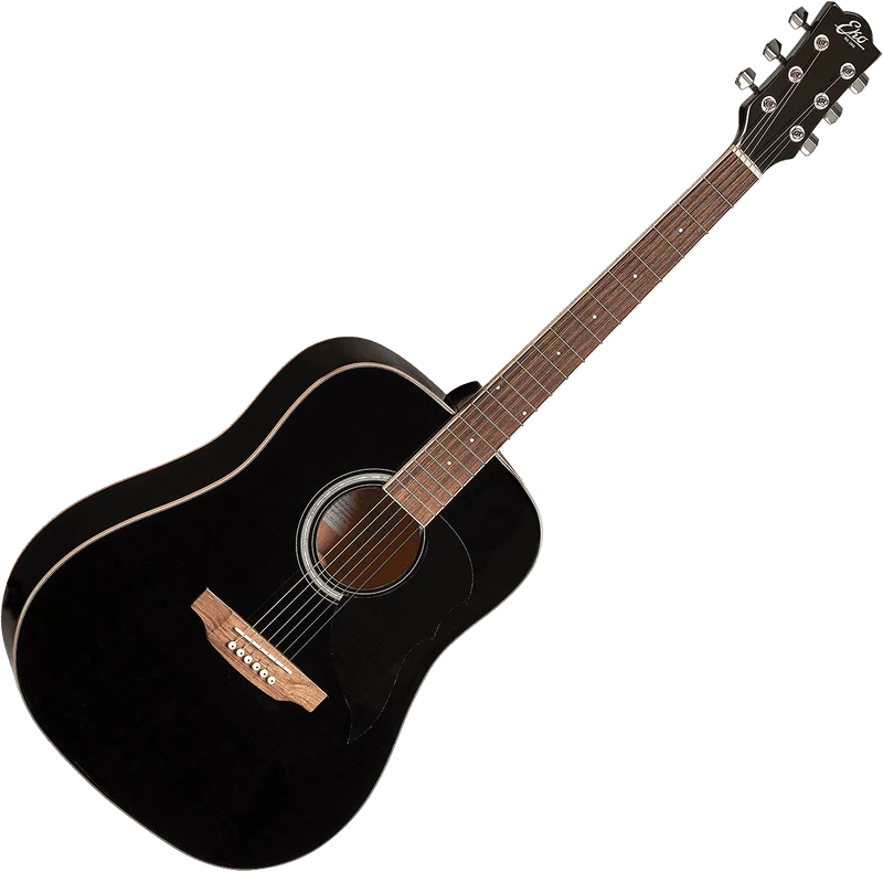 Guitare acoustique Dreadnought Noir – EKO Ranger 6 BLK