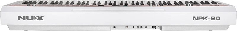 Piano numérique 88 touches – toucher lourd + arrangeur NUX NPK-20-W – Blanc