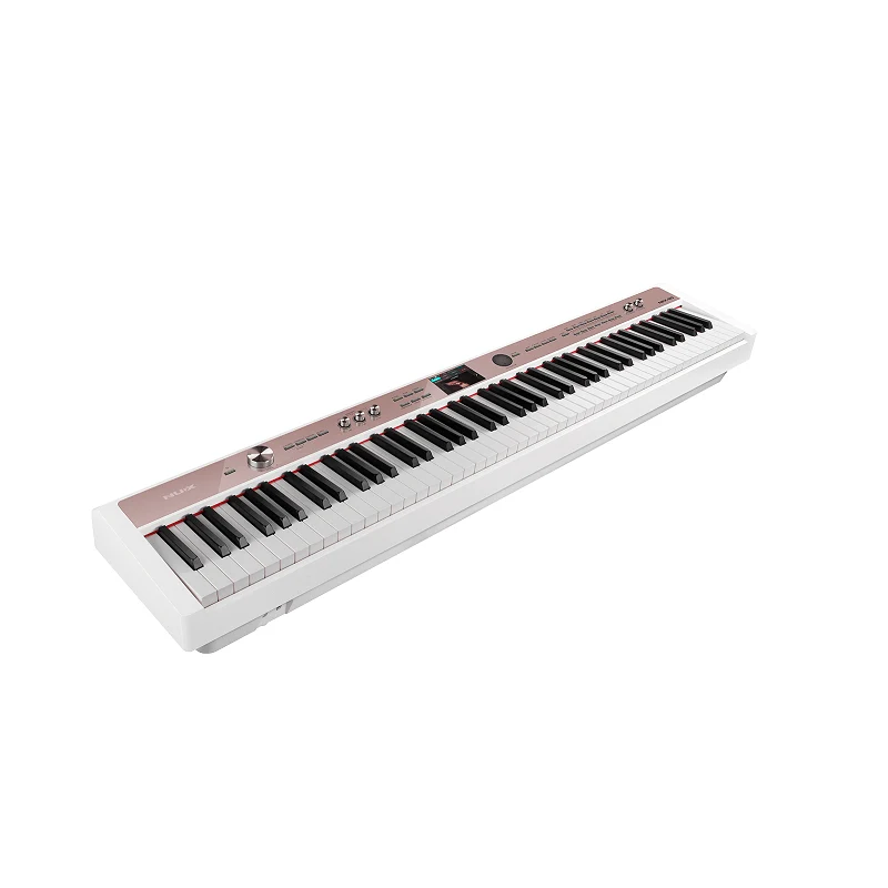 Piano numérique 88 touches – toucher lourd + arrangeur NUX NPK-20-W – Blanc